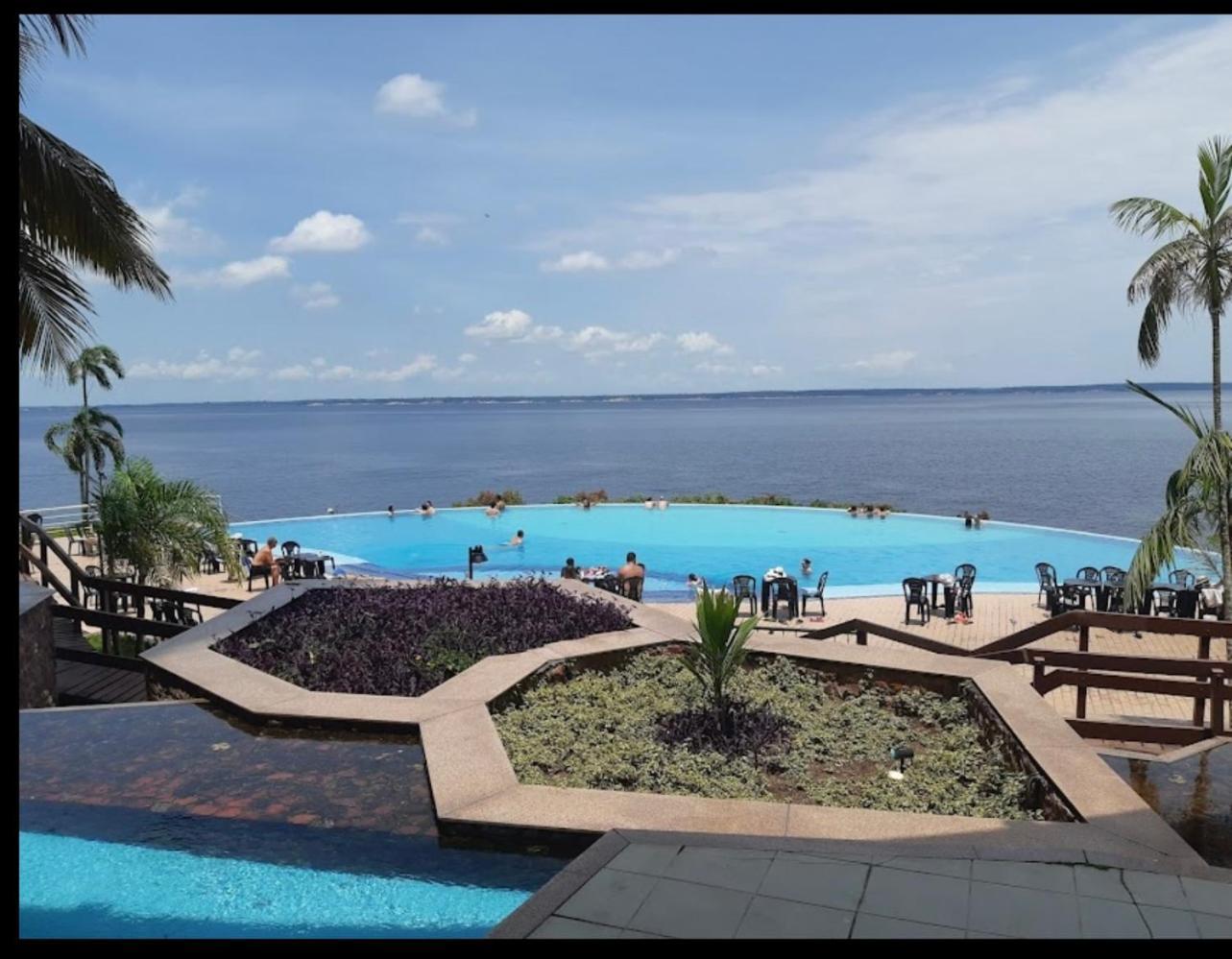 Flat No Condominio Do Edificio Tropical Executive E Residence Com Vista Para O Rio Манаус Екстер'єр фото
